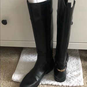 Women’s Tory Burch Black Leather Riding Boot